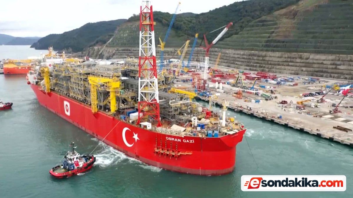 Osman Gazi floating production platform sent to its duty location