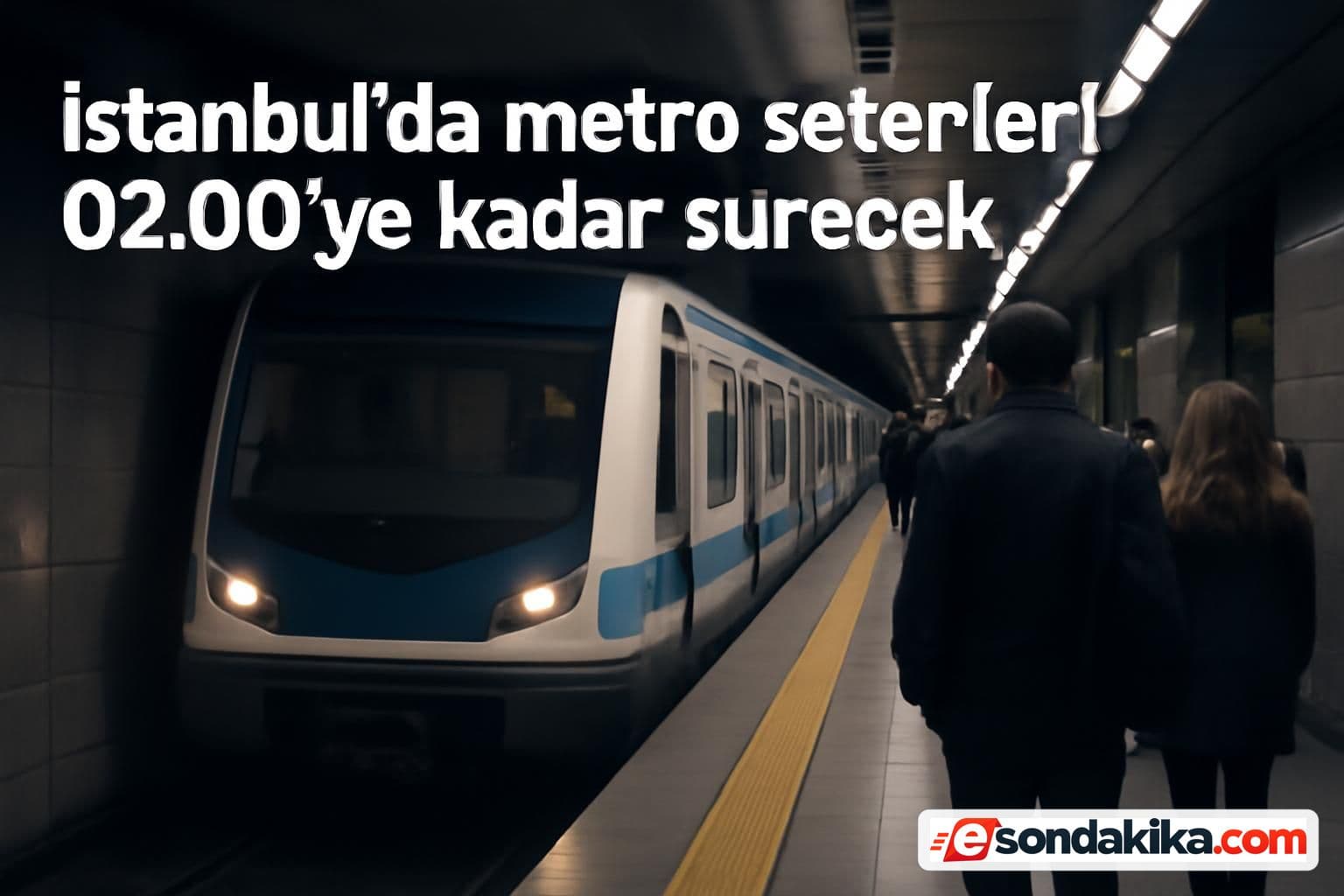 Istanbul Metro Services to Run Until 2:00 a.m.