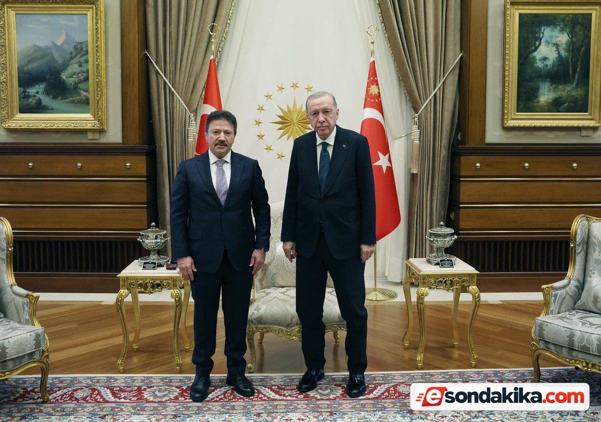 Erdoğan, TESK Genel Başkanı Mehmet Yiğiner’i kabul etti