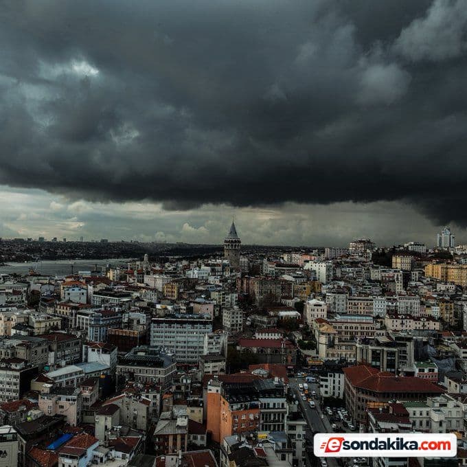 Heavy showers expected in Istanbul this afternoon