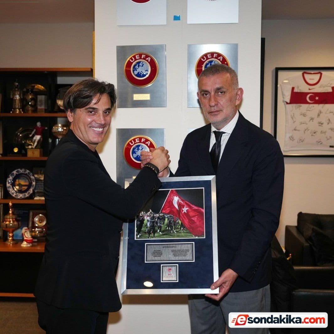 TFF President Hacıosmanoğlu says goodbye to Vincenzo Montella