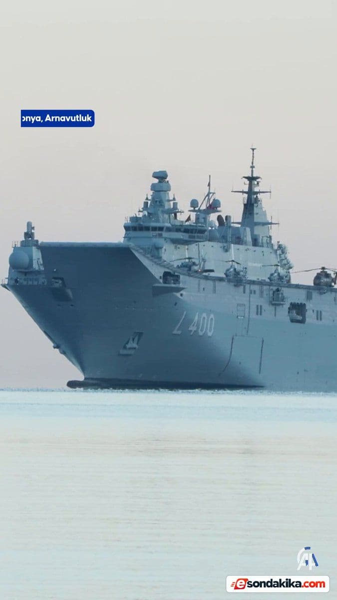 TCG Anadolu joins NATO’s Neptune Strike 2026 exercise in Albania
