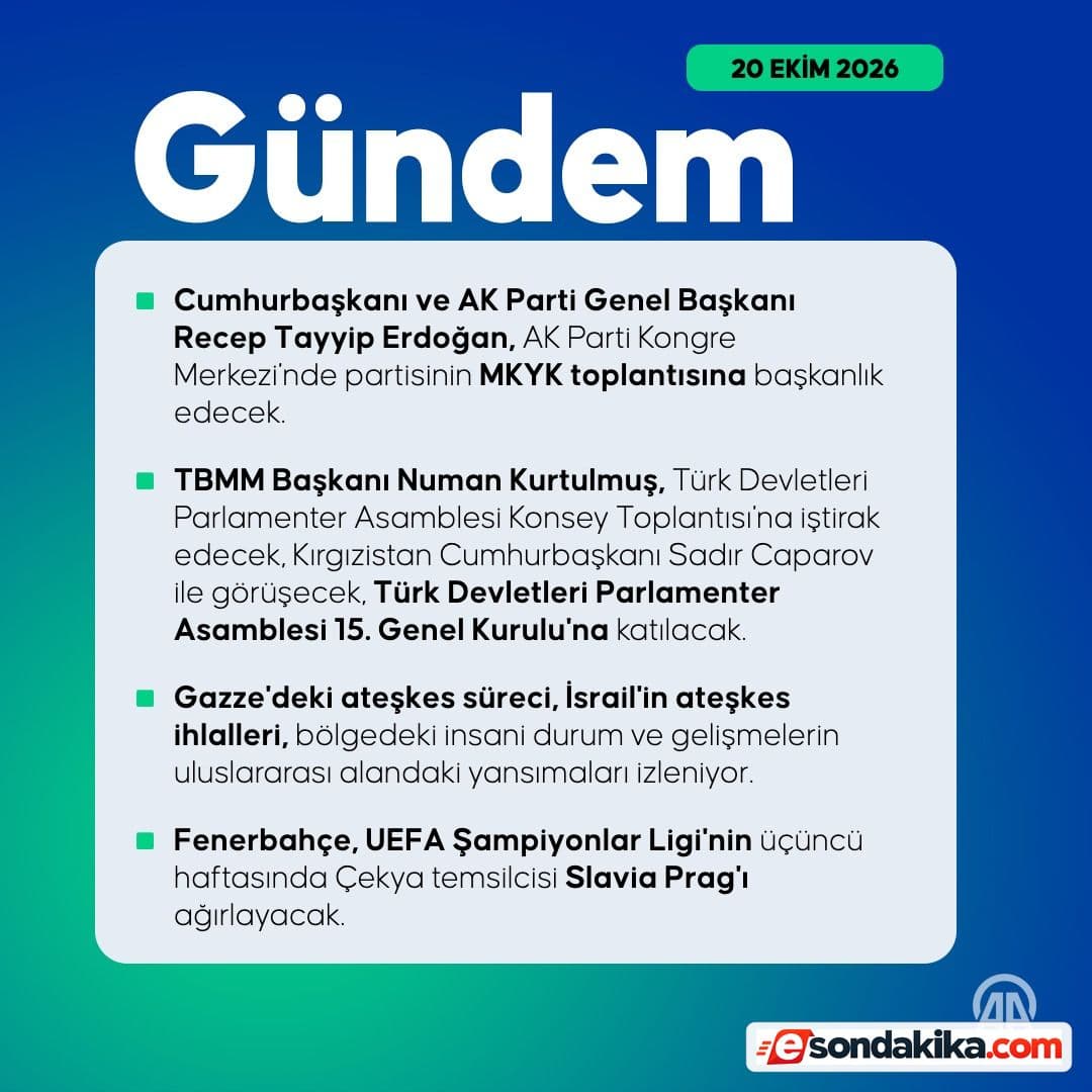 Agenda page brings together Türkiye and world affairs