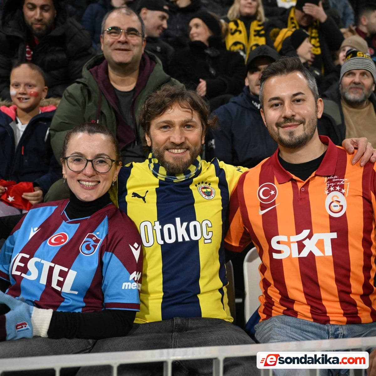 Fans show support for Trabzonspor in Finland