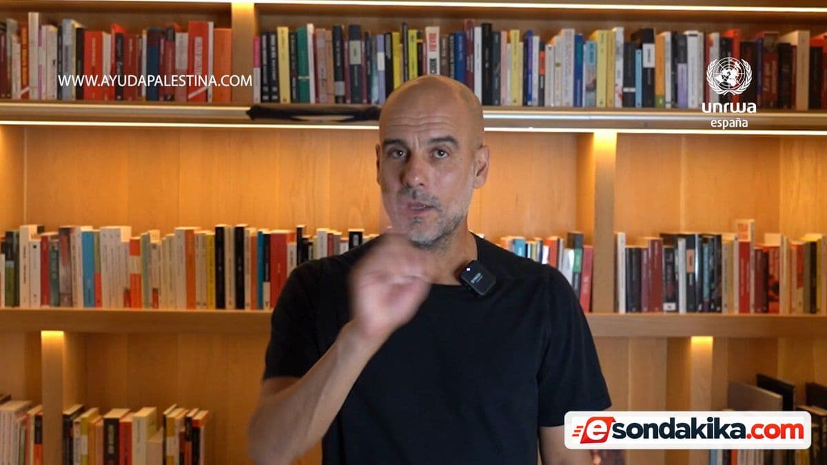 Guardiola: Children in Gaza search for their parents beneath rubble