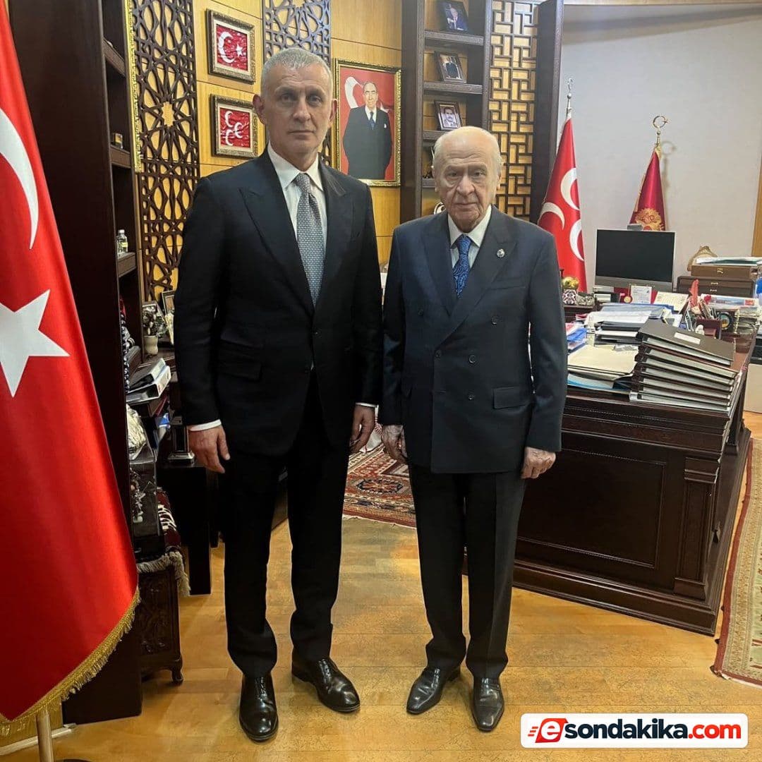 TFF President Hacıosmanoğlu visits Devlet Bahçeli