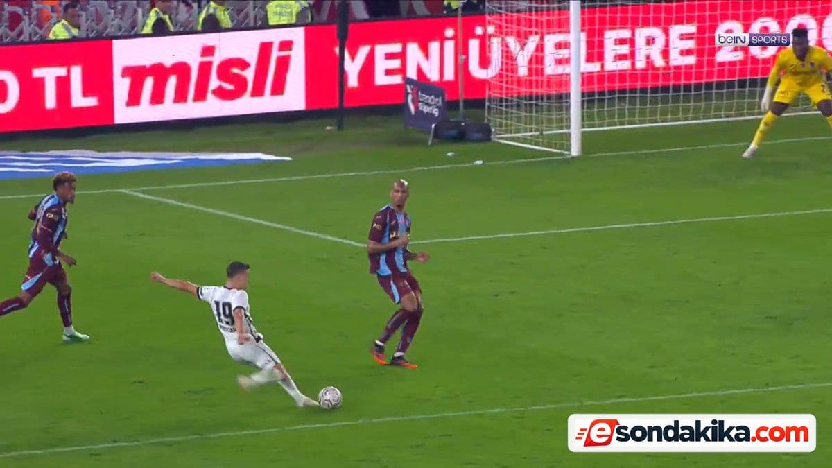 Murillo hits the post after Trossard’s shot rebounds