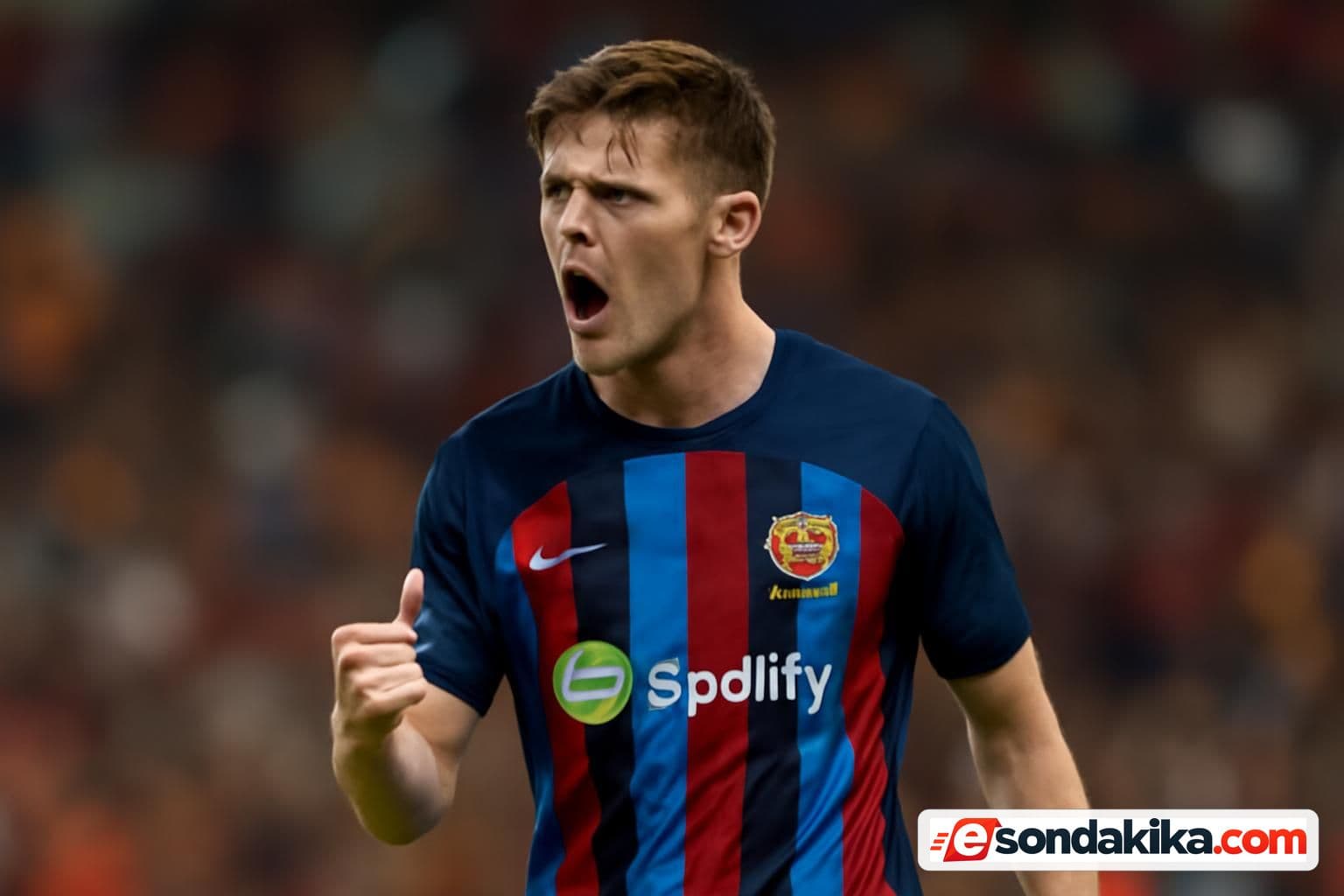 Gordon scores in the 53rd minute as Barcelona lead Galatasaray 3-1