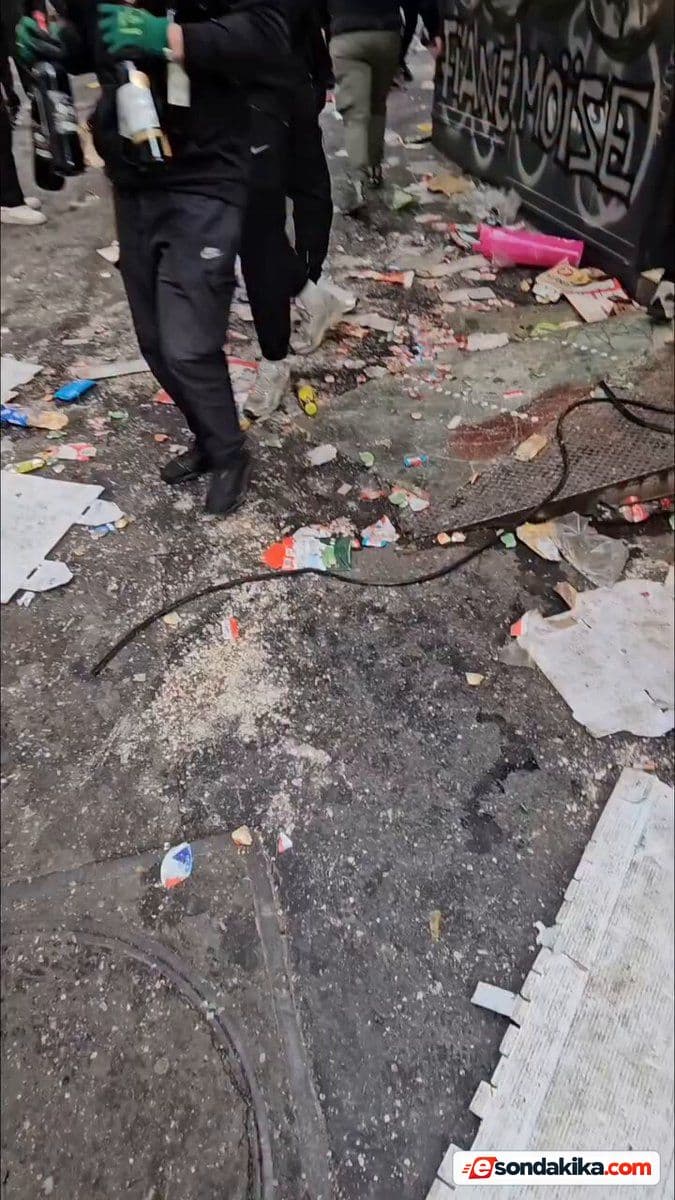 Fransa’da kadın dükkânın yağmalanmasını engellemeye çalıştı