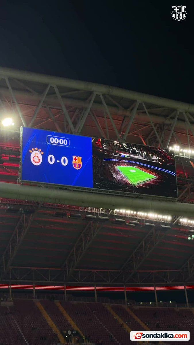 Barcelona to Galatasaray: “A beautiful stadium for a Champions League night”