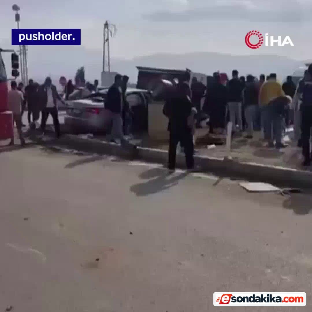 Olay yerinden görüntüler ortaya çıktı