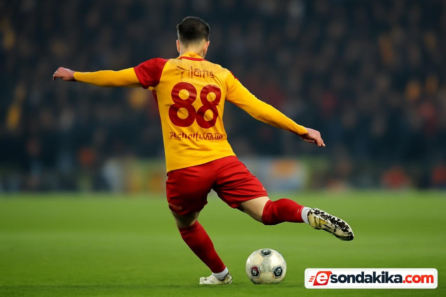 Deniz Gül puts Galatasaray ahead in the 88th minute