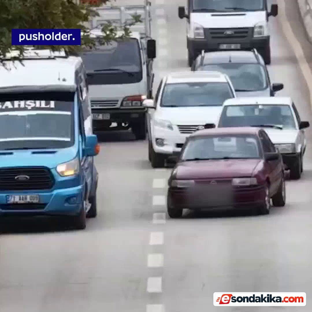 Kırıkkale’de ehliyetsiz sürücü denetimi görünce araçtan indi